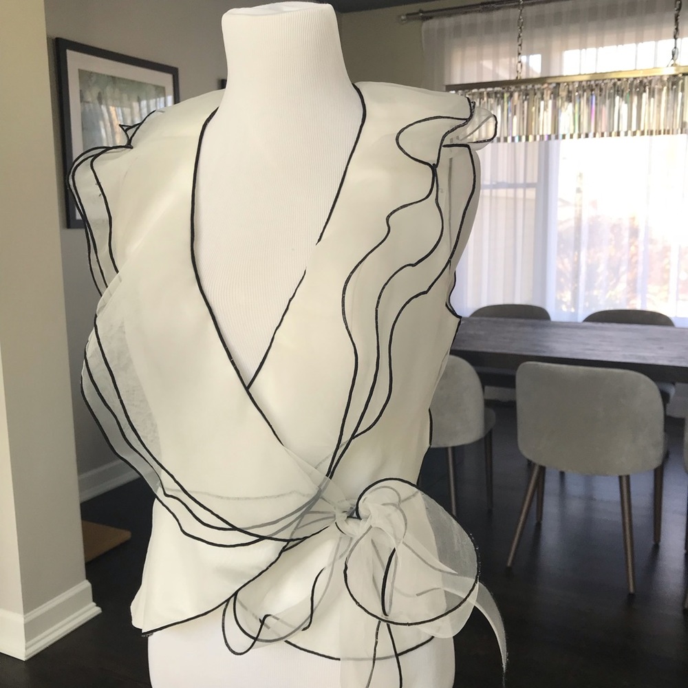 10 CROSBY Derek Lam blouse size 4